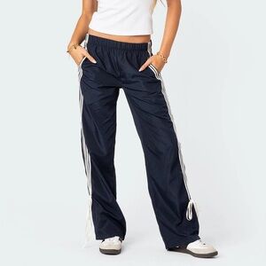 Edikted Remy Bow Ribbon Track Pants